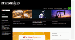 Desktop Screenshot of beyond-physics.org